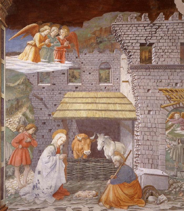 Fra Filippo Lippi The Nativity and Adoration of the Shepherds China oil painting art